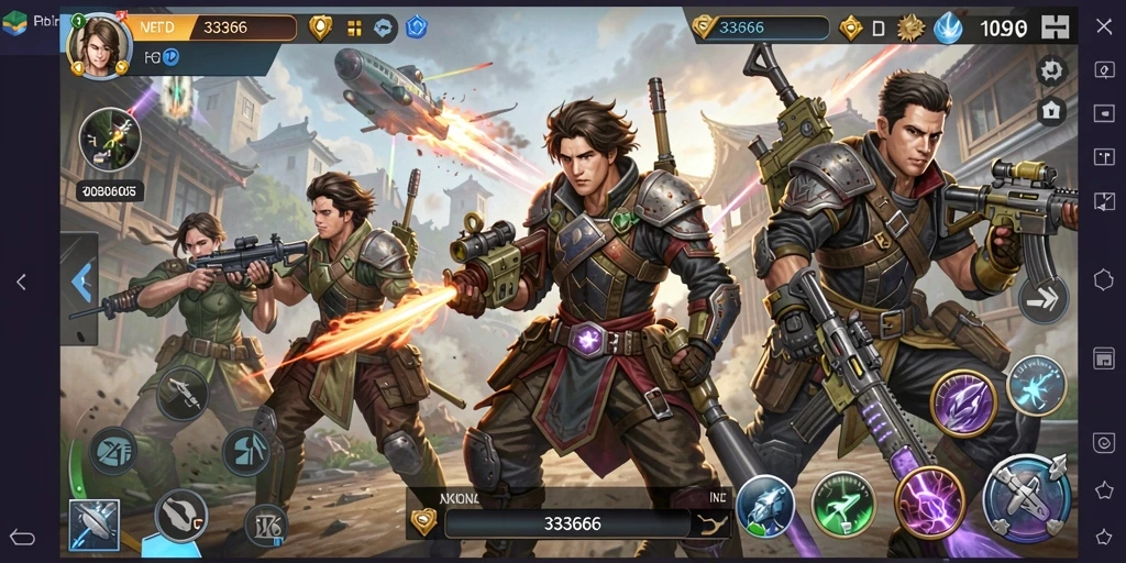 Gameplay seru dalam 333666 yang penuh strategi.