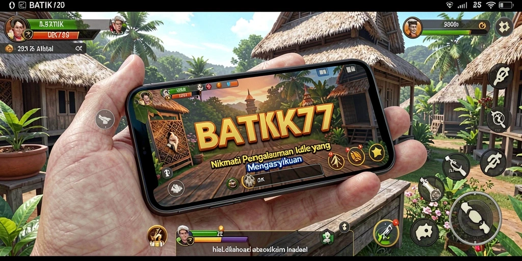 Tangkapan layar gameplay BATIK77 yang menampilkan aksi Idle yang seru.