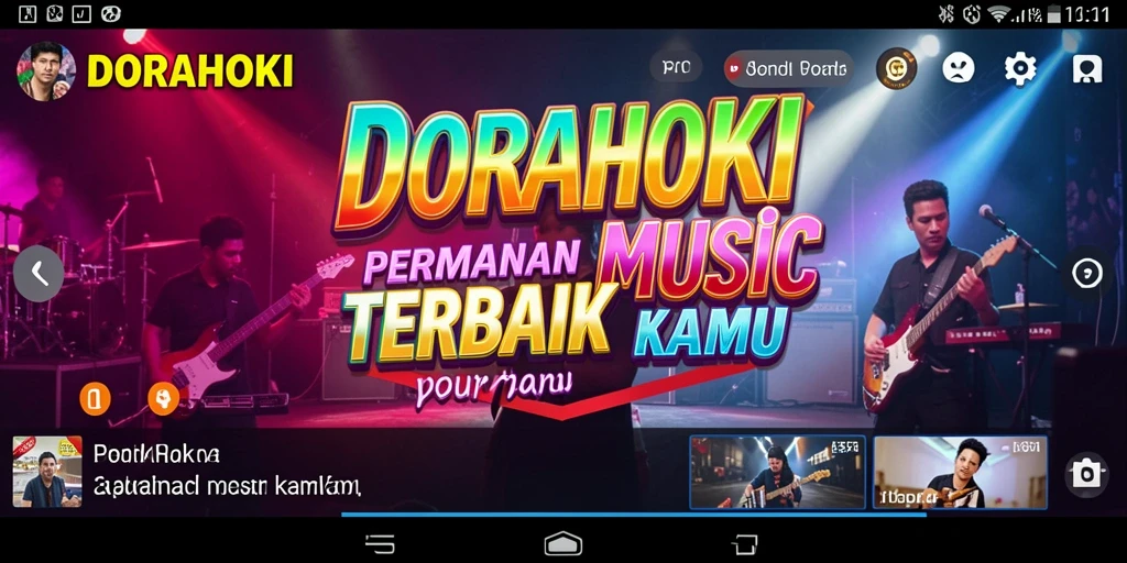Tampilan gameplay seru dan interaktif di DORAHOKI.