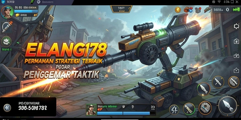 Tampilan utama gameplay ELANG178 dengan aksi strategi yang mendebarkan.