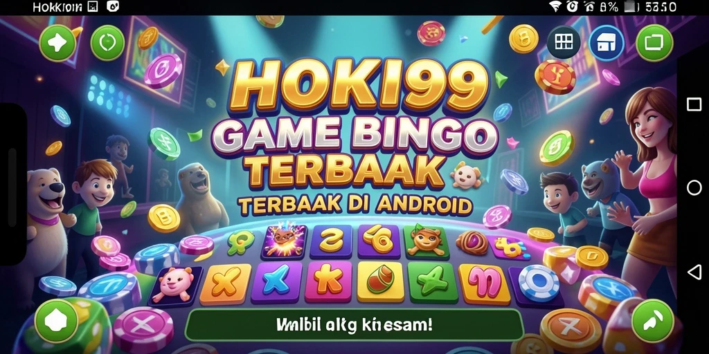 Tampilan gameplay Bingo HOKI99 yang menarik dan interaktif.