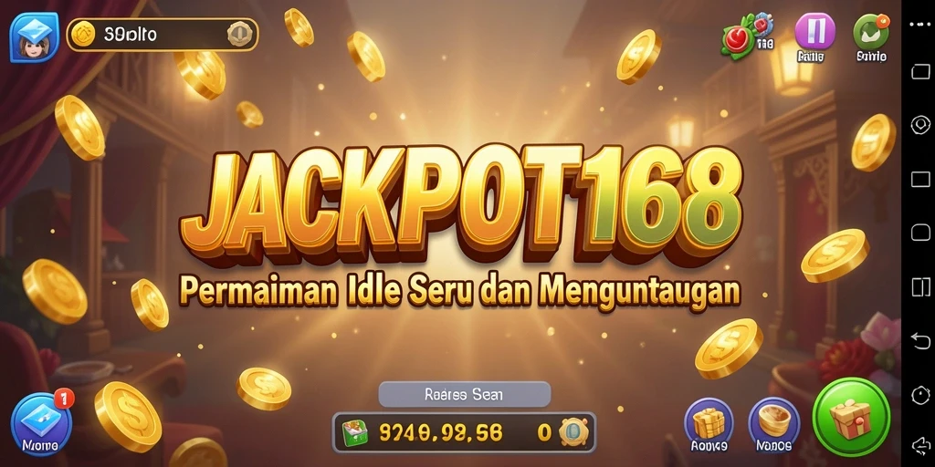 Tampilan gameplay JACKPOT168 yang menarik dan mengasyikkan.