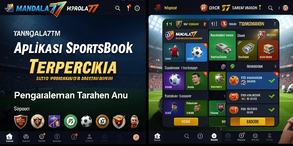 Tampilan gameplay <strong>MANDALA77</strong> yang menarik dengan berbagai pilihan taruhan olahraga.