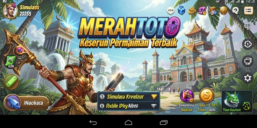 Tampilan menarik gameplay MERAHTOTO dalam simulasi interaktif.