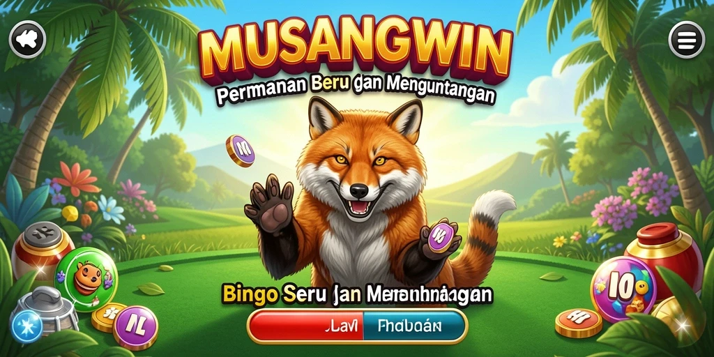 Tampilan gameplay permainan Bingo yang menarik dan interaktif.