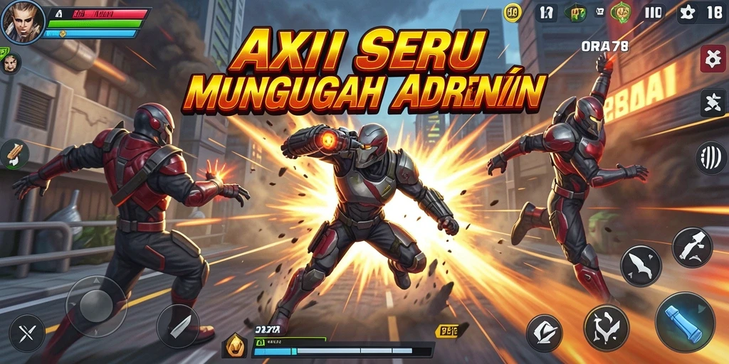 Tampilan gameplay ORA78 yang seru dan menegangkan.