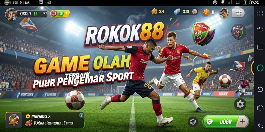 Tampilan gameplay ROKOK88 yang memukau dan mendebarkan.
