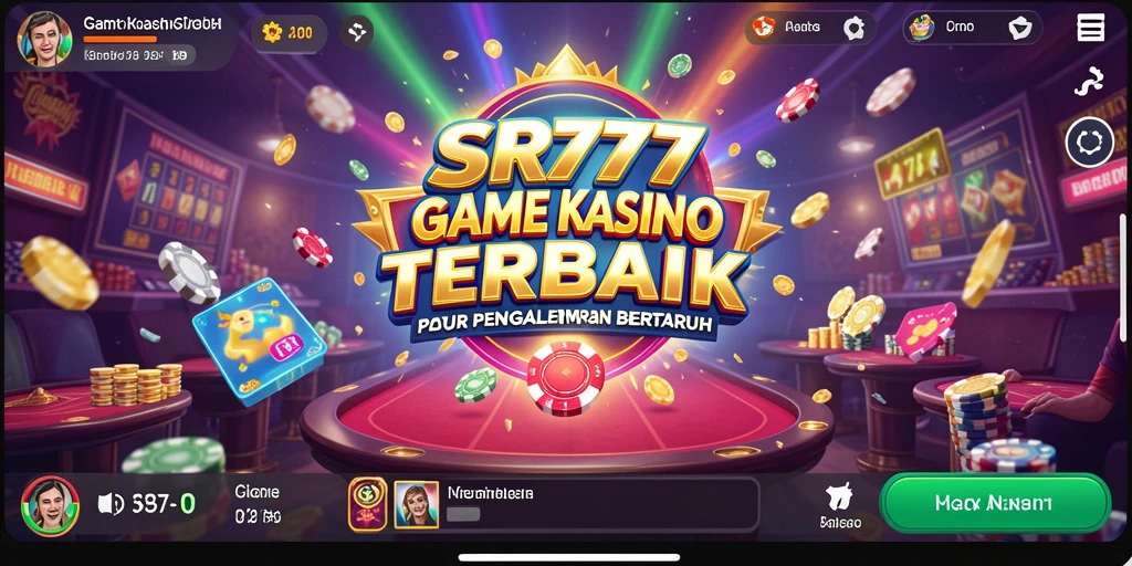 Tampilan gameplay Kasino yang menarik dan mengasyikkan di SR777.