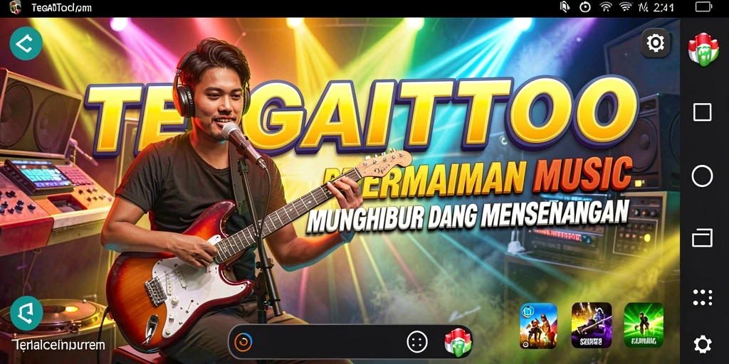 Tampilan gameplay TEGALTOTO yang penuh warna dan dinamis.
