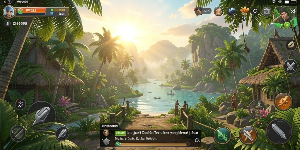 Gameplay menarik dalam dunia terbuka WP888