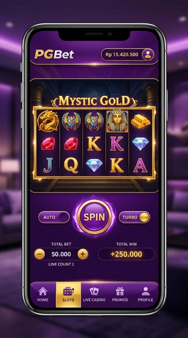Halaman detail aplikasi pgbet yang informatif dan menarik.